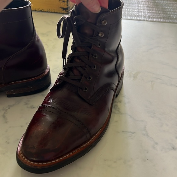 THURSDAY Boot Company New York Rugged and Resilient Captain Lace Up Boot 10.5 W - Picture 5 of 9